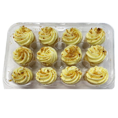 Top Dessert Mini Cupcakes Lemon 12 Pack 300 g (frozen)
