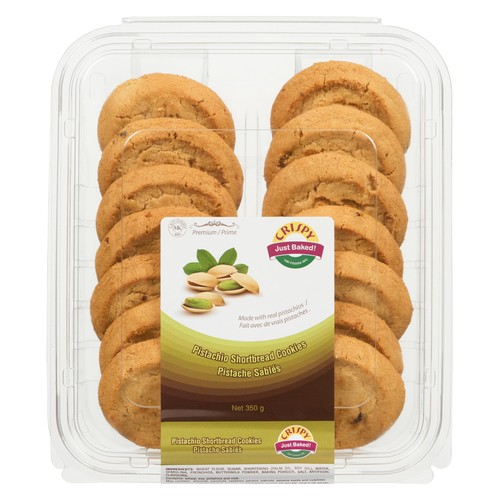 Crisp Shortbread Cookies Pistachio 350 g