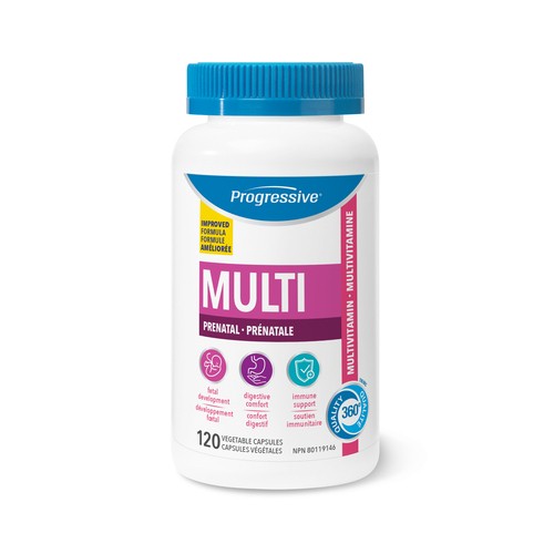 Progressive Multivitamin Prenatal 120 Vegetable Capsules