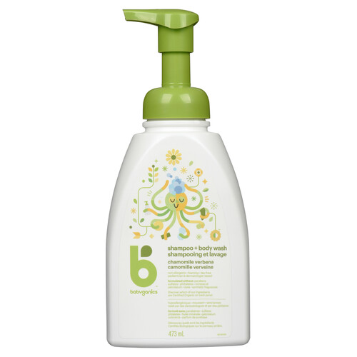 Babyganics Shampoo & Body Wash Chamomile Verbena 473 ml
