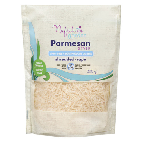 Nafsika's Garden Vegan Parmesan Shredded Cheese 200 g