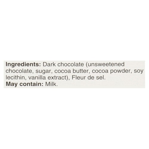 Laura Secord Dark Chocolate Bar 70% Cocoa Fleur De Sel 100 g