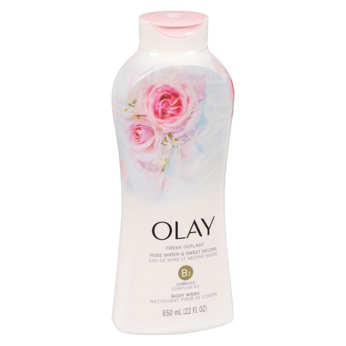 Olay Body Wash Rose Water & Sweet Nectar 650 ml