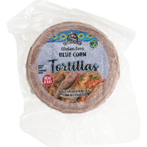Farm Boy Gluten-Free Tortillas Blue Corn 450 g