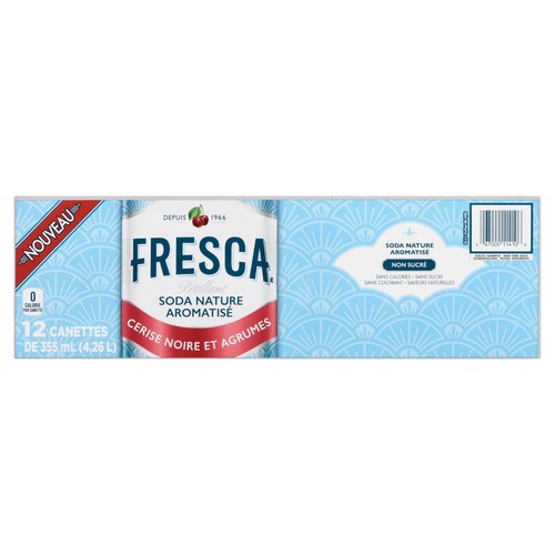 Fresca Soda Water Beverage Black Cherry Citrus 12 x 355 ml (cans)