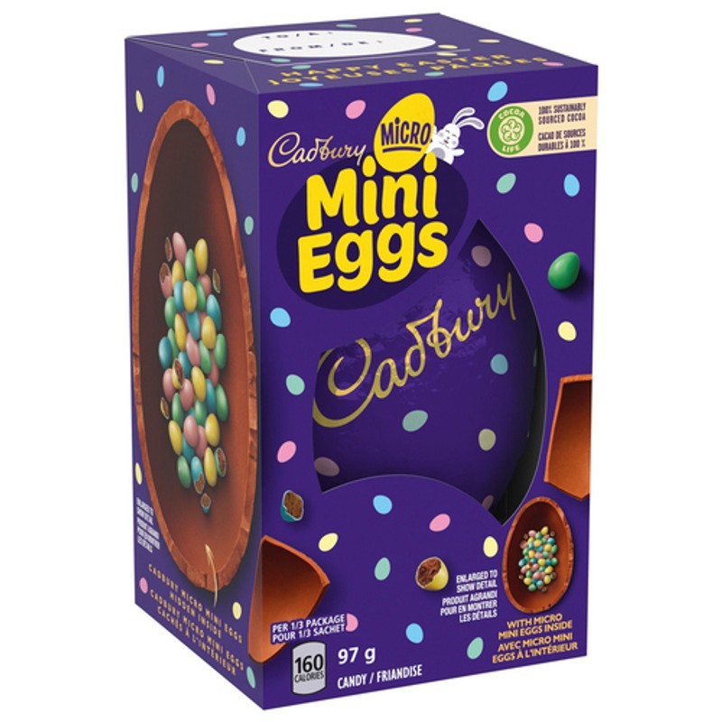 Cadbury Micro Mini Eggs Hollow Egg Easter 97 g - Voilà Online Groceries ...