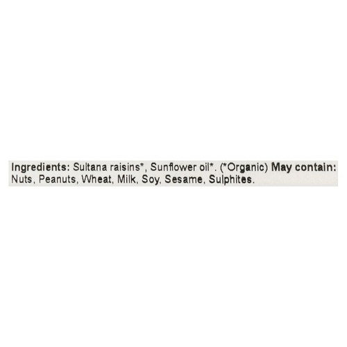 Artisan Organic Sultana Raisins 450 g