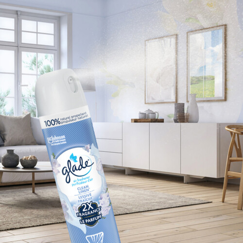 Glade Aerosol Air Freshener Clean Linen 235 g