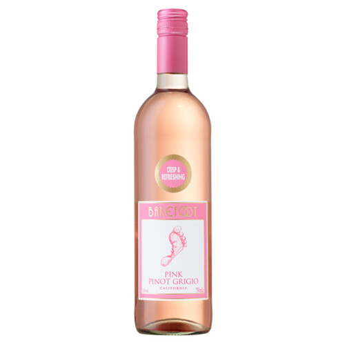 Barefoot Pinot Grigio Pink Wine 750 ml (bottle)