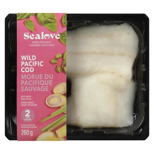 Sealove Wild Pacific Cod Portion 260 g