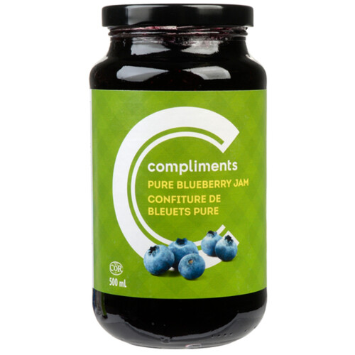 Compliments Jam Pure Blueberry 500 ml