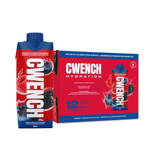 Cwench Sports Hydration Drink Berry Crush 500 ml