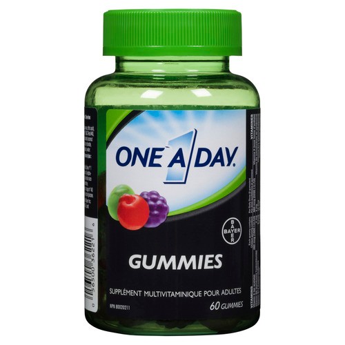 One A Day Adult Gummies Fruit Essentials 60 EA