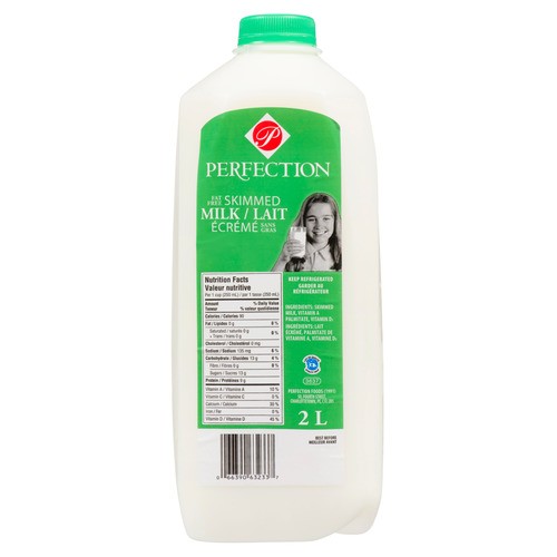 Perfection Skim Milk Jug 2 L