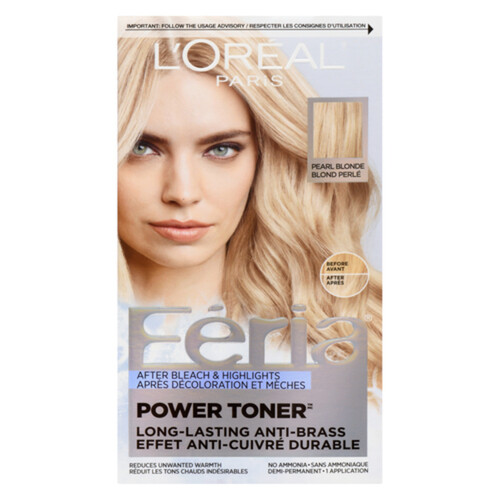 L'Oreal Hair Colour Féria Power Toner Pearl Blonde 1 Box