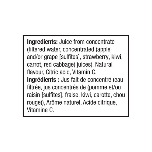 SunRype Juice Strawberry Kiwi Boxes 5 x 200 ml