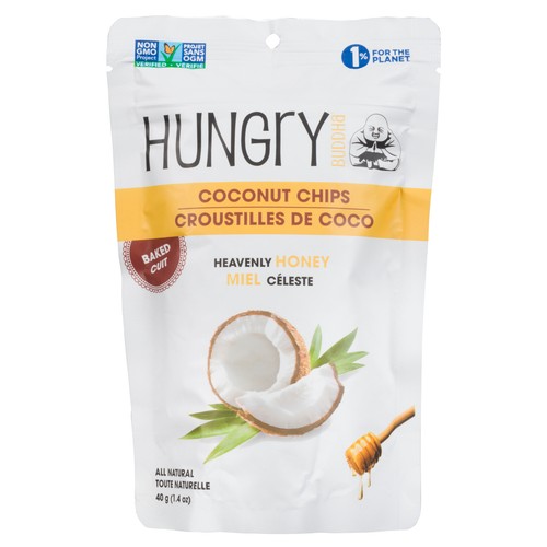 Hungry Buddha Coconut Chips Heavenly Honey 40 g