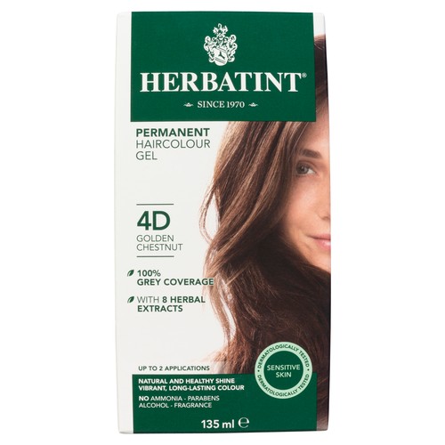Herbatint Hair Colour 4D Golden Chestnut 135 ml