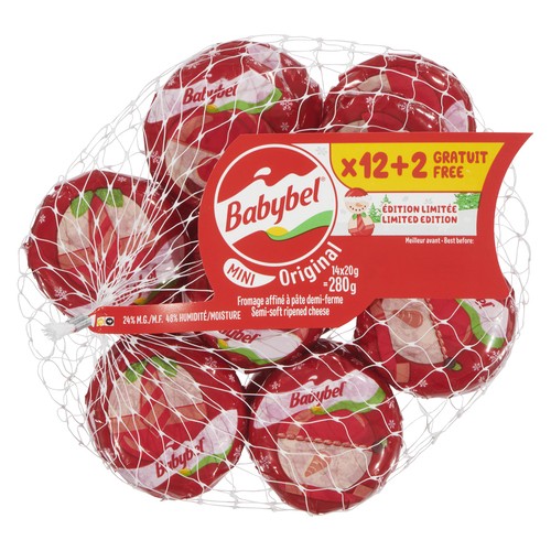 Mini Babybel 24% Semi-Soft Ripened Cheese Original 280 g