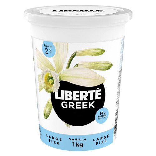 Liberté Greek Yogurt Vanilla 2% 1 kg