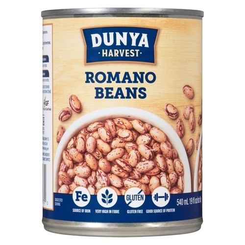 Dunya Harvest Gluten-Free Canned Beans Romano 540 ml