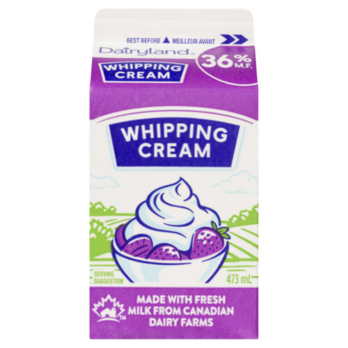 Dairyland 36 Whipping Cream 473 ml Voilà Online Groceries & Offers