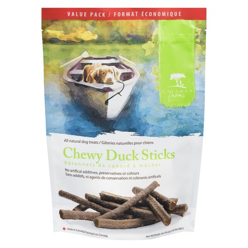 Caledon Farms Natural Dog Treats Chewy Duck Sticks 680 g