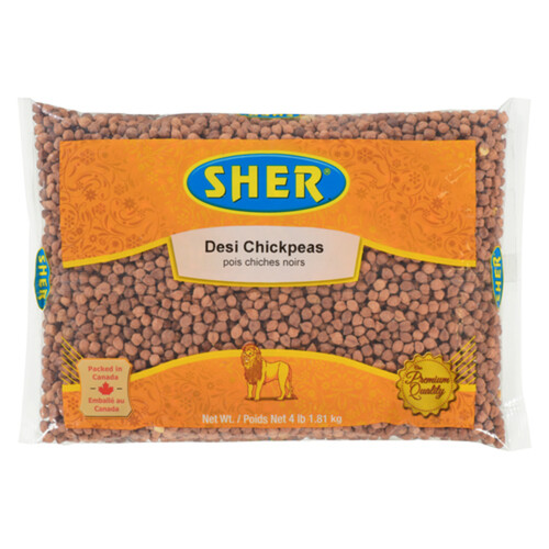 Sher Chickpeas Desi 1.814 kg