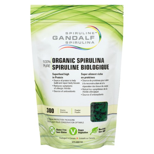Gandalf Vegan Organic Powder Spirulina 300 g