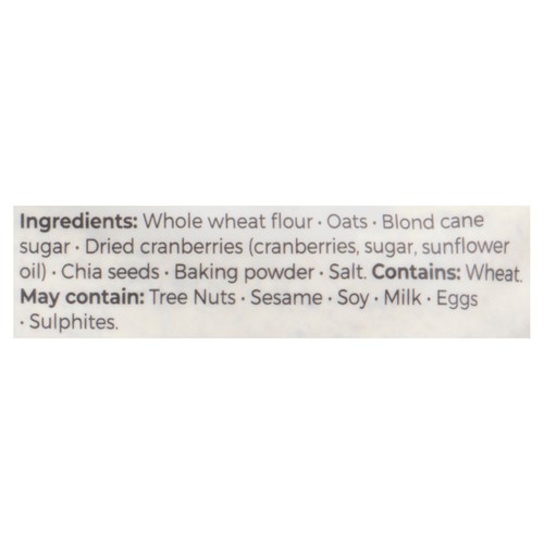 Isabelle Huot Docteure en Nutrition Homemade Cookie Mix Oat, Cranberry And Chia 400 g
