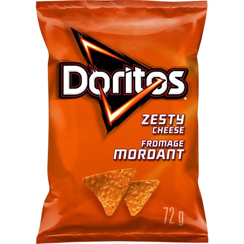 Doritos Tortilla Chips Zesty Cheese 72 g