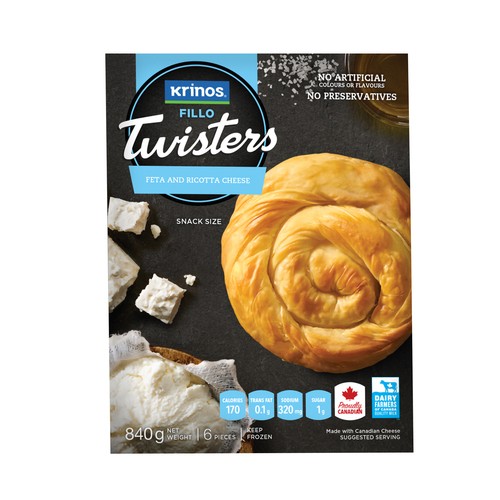 Krinos Fillo Twisters Cheese 840 g (frozen)