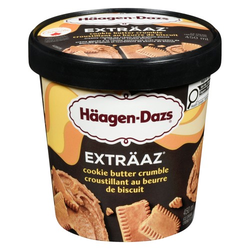 Haagen-Dazs EXTRÄAZ Ice Cream Cookie Butter Crumble 450 ml