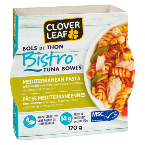 Clover Leaf Pasta Bistro Bowl Mediterranean 170 g
