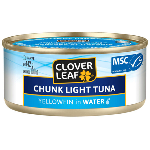 Clover Leaf Chunk Light Tuna Yellowfin In Water 142 g