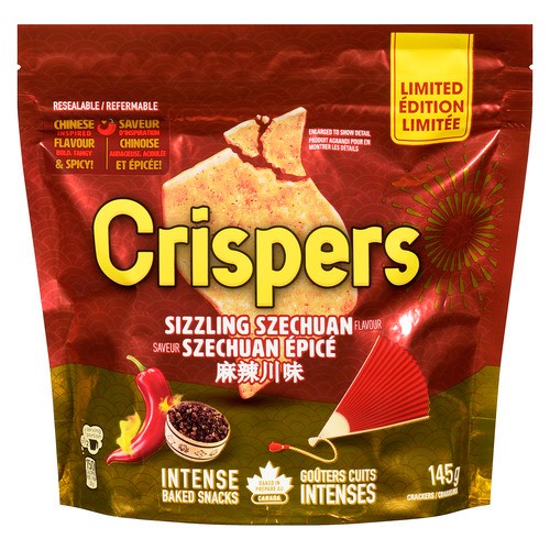 Christie Crispers Crackers Sizzling Szechuan Flavour 145 g