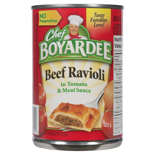 Chef Boyardee Ravioli Beef 425 g