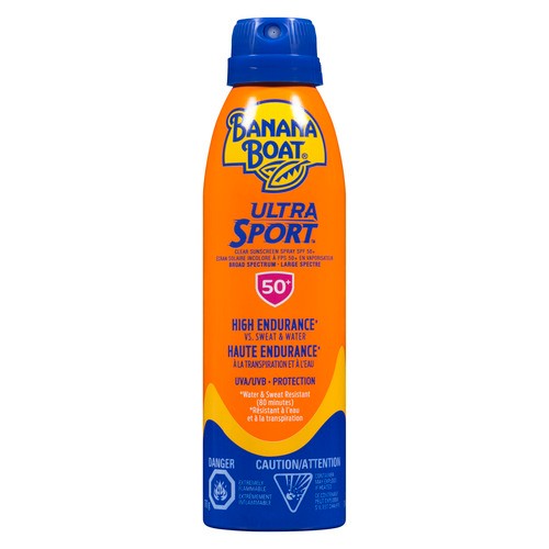 Banana Boat Ultra Sport Sunscreen Spray SPF 50+ 170 g