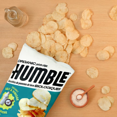 Humble Organic Potato Chips Salt And Vinegar 135 g