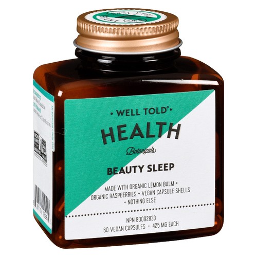 Well Told Health Supplements Beauty Sleep 60 Vegan Capsules