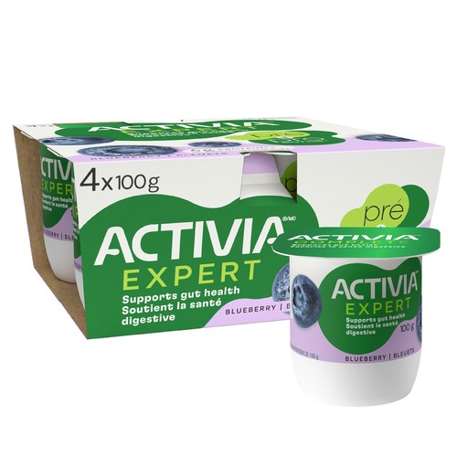Activia Expert Yogurt Pre & Probiotics Blueberry 4 x 100 g