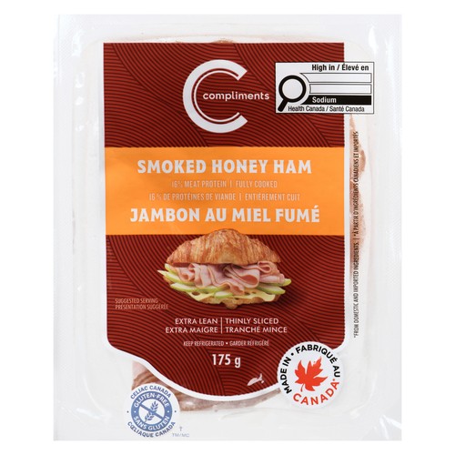 Compliments Smoked Honey Ham Extra Lean 175 g