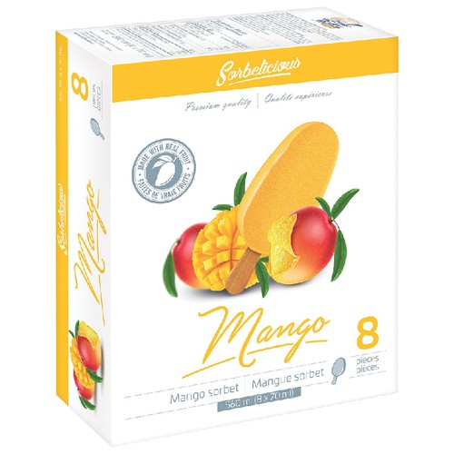 Sorbelicious Frozen Sorbet Mango 560 ml