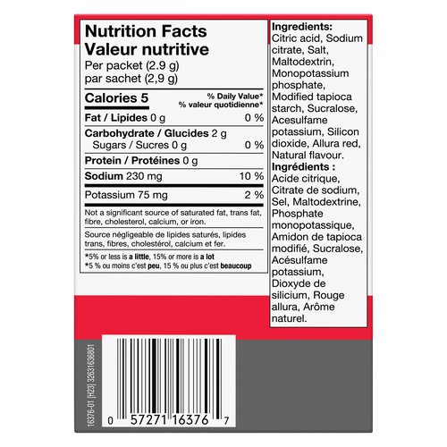 Gatorade Zero Sports Drinks Powder Sticks Fruit Punch 10 x 3.5 g