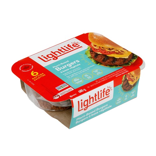 Lightlife Frozen Plant Based Burger 680 g 