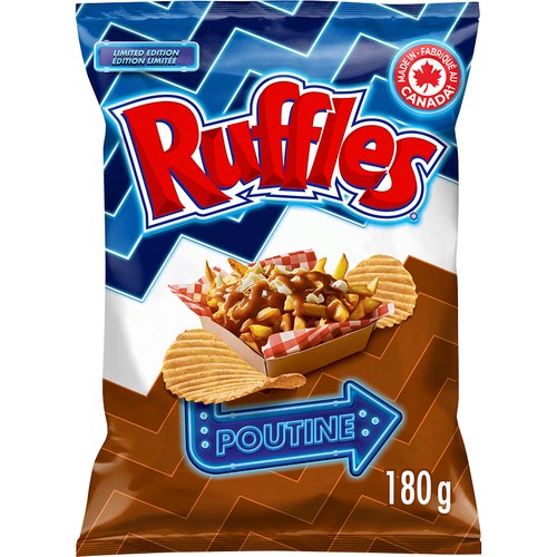 Ruffles Potato Chips Poutine Flavoured 180 g