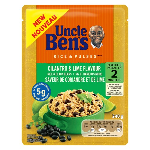 Ben's Original Bistro Express Rice and Black Beans Lime & Cilantro Flavour 240 g