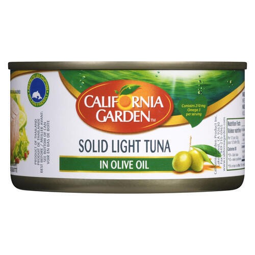 California Garden Solid Light Tuna In Olive Oil 185 g