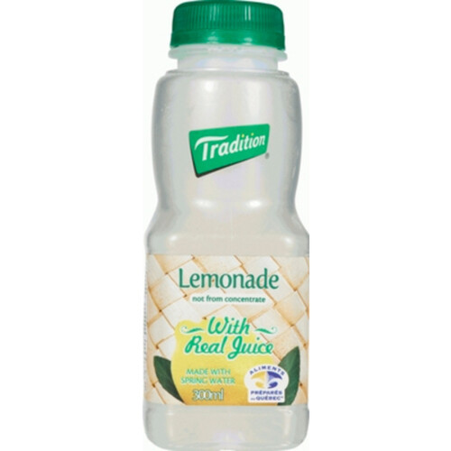 Tradition Fresh Lemonade With Real Juice 300 ml (bottle)