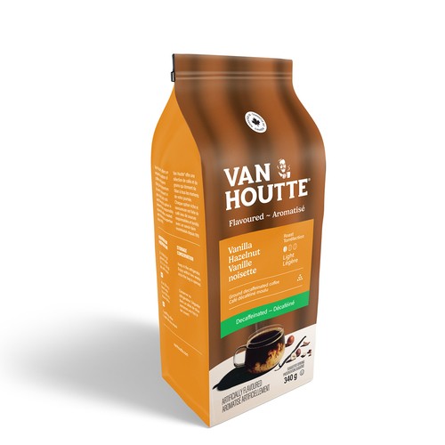 Van Houtte Ground Coffee Decaffeinated Vanilla Hazelnut 340 g